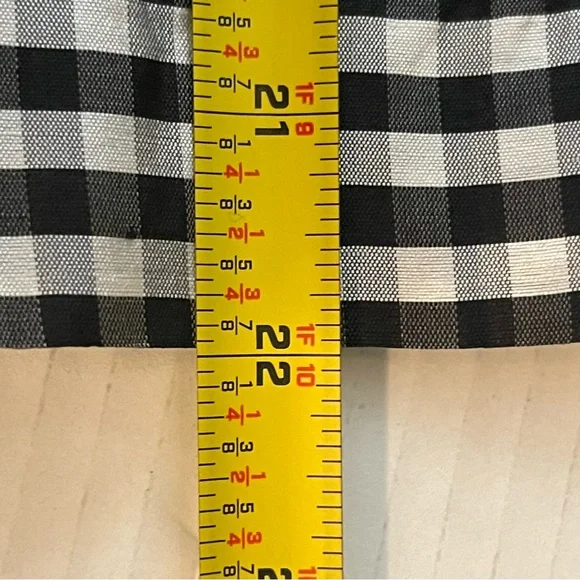 SilkLand Black White Plaid Silk Jacket Size 4 - Picture 11 of 11